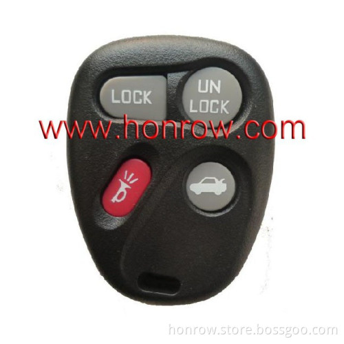 Cadilac 3+1 buttons remote key blank/car key shell